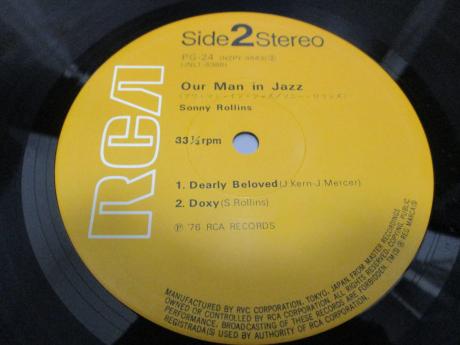 Sonny Rollins Our Man In Jazz Japan LTD LP CAP OBI SHRINK