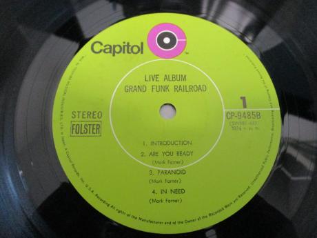 Grand Funk Railroad Live Album Japan Orig. 2LP OBI POSTER