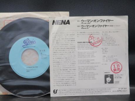 NENA Feuer Und Flamme Japan PROMO 7" PS