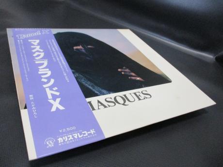 Brand X Masques Japan Orig. LP OBI INSERT