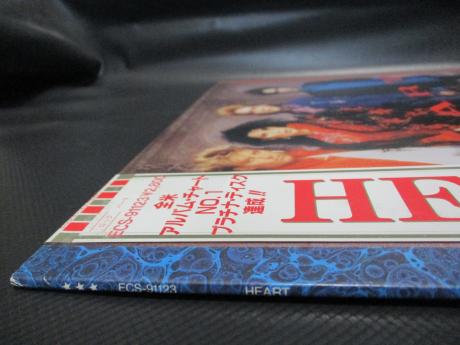 Heart S/T Same Title Japan Rare LP WHITE & RED OBI