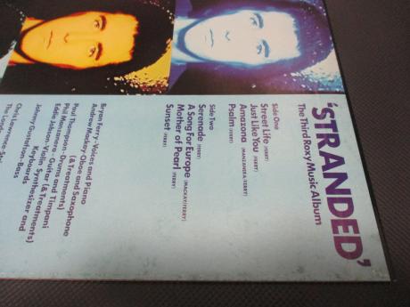 Roxy Music Stranded Japan Rare LP BROWN OBI INSERT