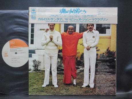 Santana Mahavishnu John McLaughlin Love Devotion Surrender Japan Orig. LP CAP OBI
