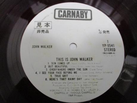 John Walker This Is Japan Orig. PROMO LP OBI DIF RED WAX WHITE LABEL