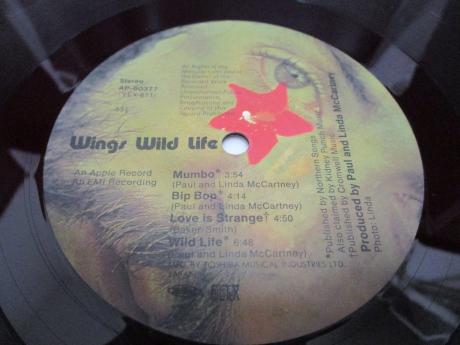 Paul McCartney Wings Wild Life Japan Orig. LP OBI RED WAX