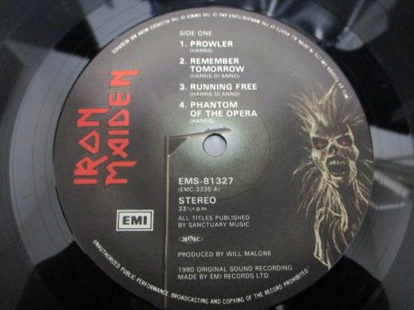 Iron Maiden 1st Same Title Japan Orig. LP OBI INSERT