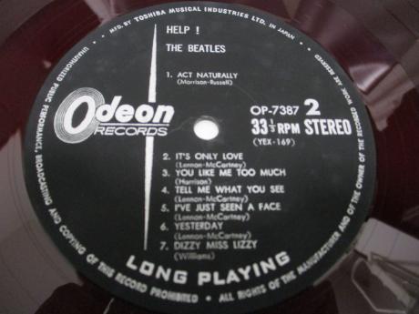 Beatles Help ! Japan Orig. LP G/F ODEON RED WAX