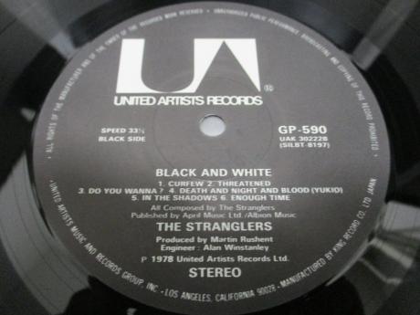 Stranglers Black and White Japan Orig. LP OBI INSERT