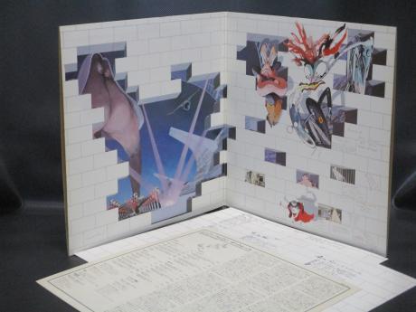 Pink Floyd Wall Japan Orig. 2LP INSERT STICKER