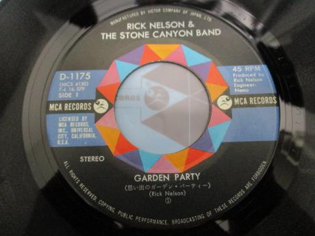 Rick Nelson Garden Party Japan Orig. 7" RARE PS