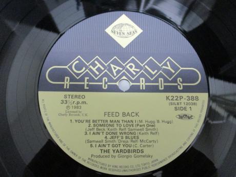 Yardbirds Feed Back Japan Rare LP OBI INSERT
