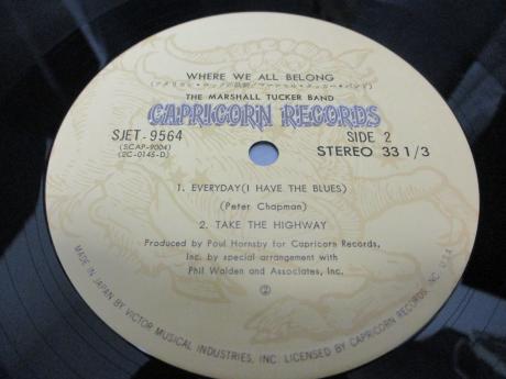 Marshall Tucker Band Where We All Belong Japan Orig. 2LP RARE POSTER