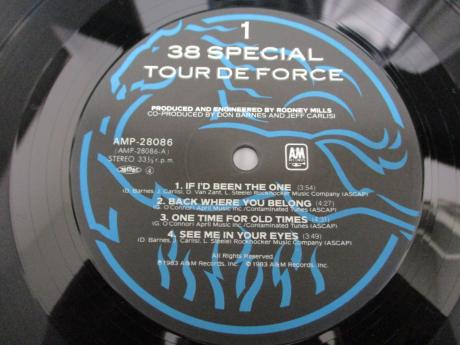 38 Special Tour De Force Japan Orig. LP OBI
