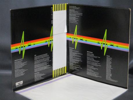Pink Floyd Dark Side of the Moon Japan Early Press LP OBI SOLID BLUE