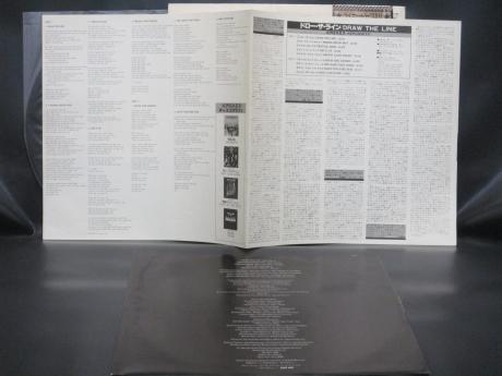 Aerosmith Draw the Line Japan Orig. LP OBI INSERT