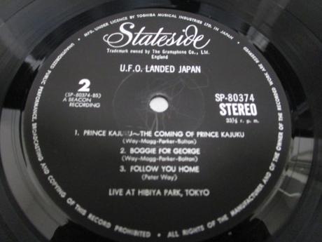 UFO Landed Japan Live at Hibiya Park Tokyo Japan ONLY LIVE LP OBI