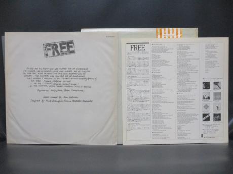 Free Live Japan PROMO LP OBI WHIET LABEL