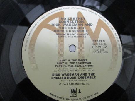Rick Wakeman No Earthly Connection Japan Orig. LP OBI BIG POSTER COMPLETE
