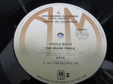 Styx The Grand Illusion Japan Orig. LP OBI INSERT