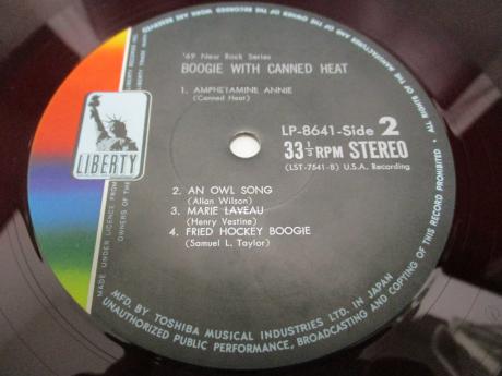 Canned Heat Boogie with Japan Orig. LP DIF RED WAX