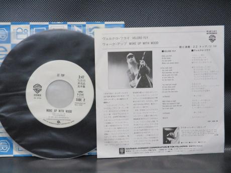 ZZ TOP Velcro Fly Japan Orig. PROMO 7" PS WHITE LABEL