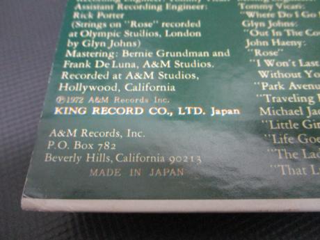 Paul Williams Life Goes On Japan Orig. PROMO LP OBI WHITE LABEL