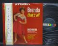 Brenda Lee That's All Japan Orig. LP OBI F/B COVER