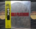 Kiss Double Platinum Japan Rare 2LP YELLOW OBI INSERT