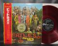 Beatles Sgt Peppers Lonely Hearts Japan Orig. LP OBI ODEON RED WAX