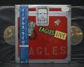 Eagles Live Japan Orig. PROMO 2LP OBI POSTER COMPLETE