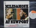 Miles Davis Sextet & Thelonious Monk Quartet Miles & Monk At Newport Japan Rare LP INSERT