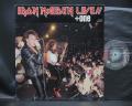 Iron Maiden Live + One Japan Early Press 4 Track 12” INSERT
