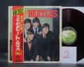 2. Beatles Please Please Me Japan Tour Only Apple 1st Press LP OBI DIF RED WAX